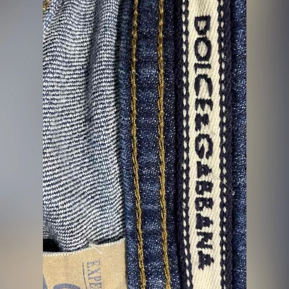 🛑 1 hour sale. Dolce & Gabbana, Classic Blue Women's Jeans, size 27 - Picture 2 of 16